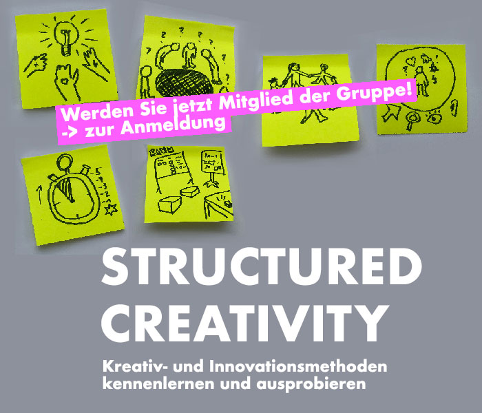 Structured Creativity Gruppe auf meetup.com